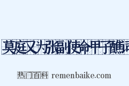 莫庭又为张副使命甲子醮词是什么意思的图片